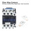 CJX2-3210 32A 220V CA NO Contactor, Plateado 4
