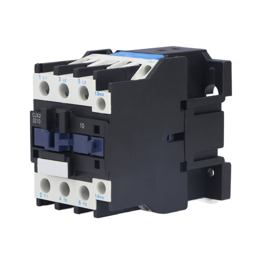 CJX2-3210 32A 220V CA NO Contactor, Plateado
