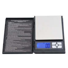 Modelo: 2000 g/0.1 g Balanza de gramos ABS+SS Portátil