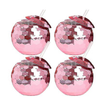 4PCS Disco Ball Cups Unieke Cocktail Glazen Bar Tools Party Glazen Zaklamp Stro Wijn Bekers