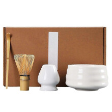 Japanisches Matcha-Tee-Set Indoor-Trinktee-Zubereitungswerkzeug Bambus-Schale