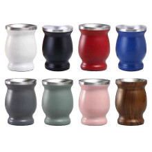 Edelstahl Teetasse Teetasse Set für isolierte Strohhalmtasse Isolierte einfache Tasse Blau