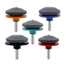 5pcs cortador de grama maçante lâmina Sharpener, cortador de grama lâmina Sharpener Kits, Universal Blade Sharpeners para cortadores de grama