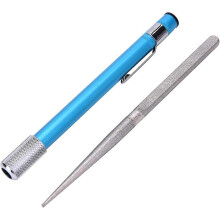 Afiadores manuais, Faca de bolso Sharpener Mini Pen Sharpener Portátil Faca de aço