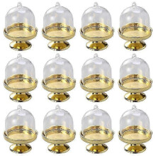 12Piece Mini Cake Stand Chocolate Cake Candy Display Board com tampa para aniversário e casamento Suppl