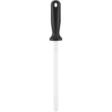 Haste de afiação de cerâmica Faca oval Sharpener Whetstone Professional Rifle Sharpener com suporte antiderrapante