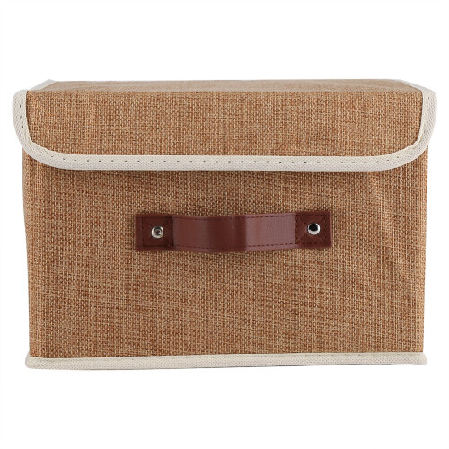 Fabric Folding Clothing Storage Box Home Closet 1