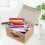 Fabric Folding Clothing Storage Box Home Closet 8