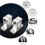 4 piezas SK10 Abrazadera de riel plateada para varilla de 10 mm 3