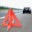 Car Warning Sign Triangle Reflective Road Safety Kit Tripod Folding 3 Pack with High Visibility Durable Material 4