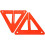 Car Warning Sign Triangle Reflective Road Safety Kit Tripod Folding 3 Pack with High Visibility Durable Material 3