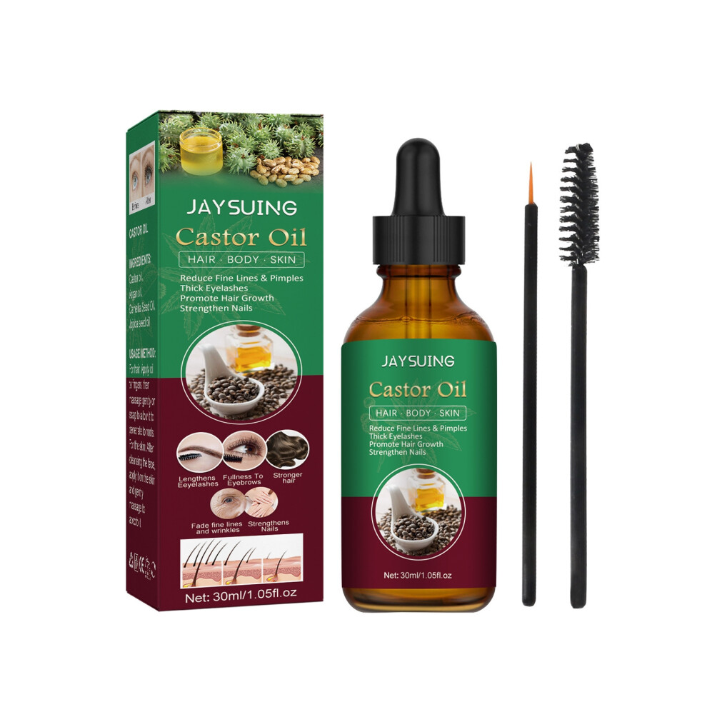 (30ml) Jaysuing Hair Castor Oil Moisturizing Hair Care Multi-Effect Skin Care Essence