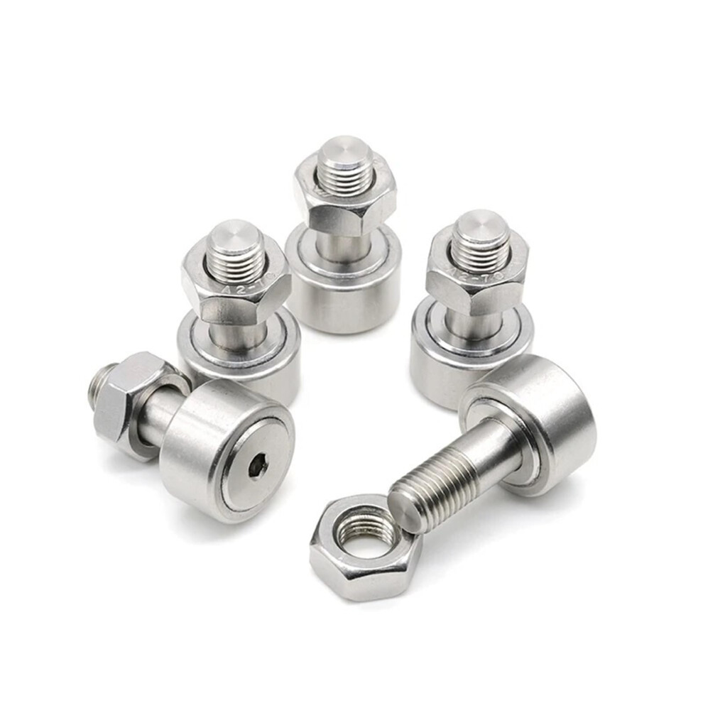 Kr12 Cf4 M4x12x20mm High Precision Track Needle Roller Bearing Stud Type Cam Follower For Curve Applications 6276012486093