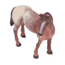 Appaloosa Pferd Modell Kinder PVC Simuliertes lebendiges Pferd Tierfigur Dekoration Geburtstagsgeschenk
