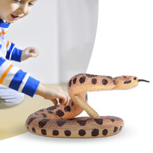 Fake Rattlesnake Lebendiges, bunter Textur, Kunststoff-Schlangen, umweltfreundliche, Streichel-Schlange, für Kinder ab 3 Jahren, Partygag,