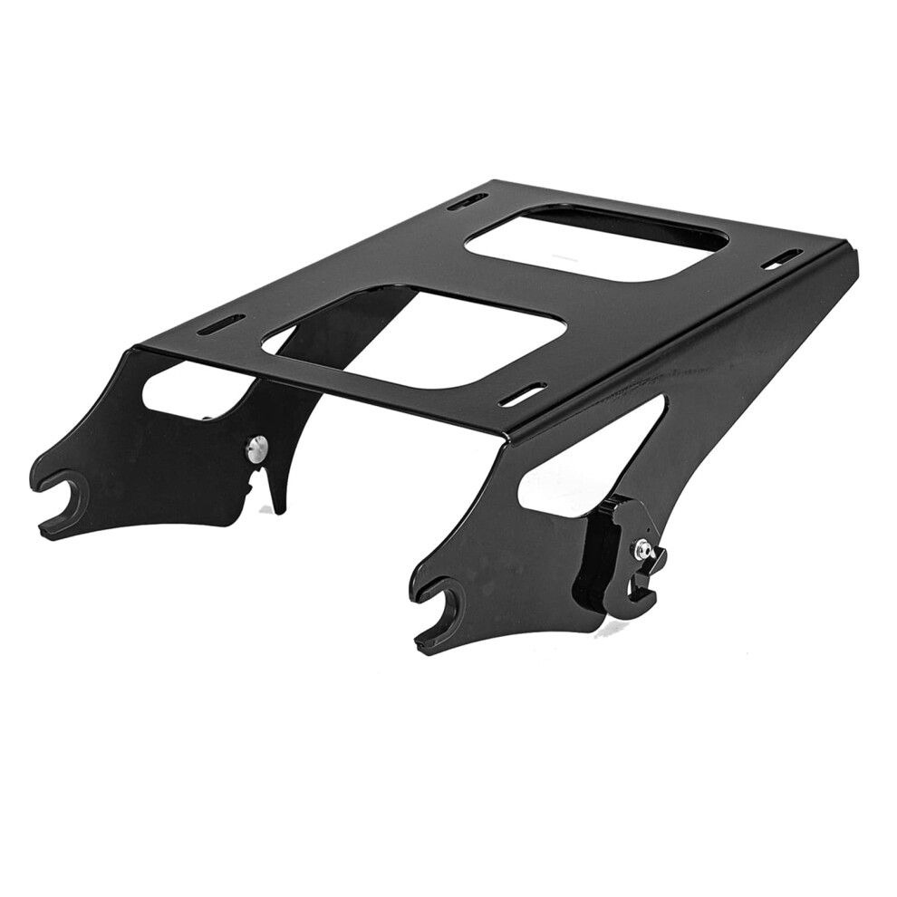 Detachable Tour Pack Mounting Rack Trunk Mount For Harley Touring Road King Electra Glide Street Glide 2014-2024 Gloss Black 6493810689093