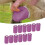 12 piezas de vendaje elástico autoadhesivo de 10 cm, morado, látex 16