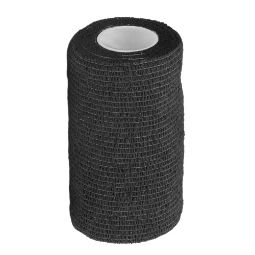12 Stück Bandagenwickel 10 cm schwarz selbstklebend 2