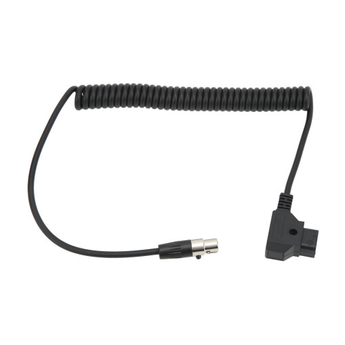 Cable enrollado D-TAP a 4-Pin Mini XLR, 12V