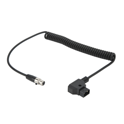 Cable enrollado D-TAP a 4-Pin Mini XLR, 12V 1
