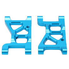 2 piezas de aleación de aluminio brazos delanteros azules 48x28mm XV01 1/10