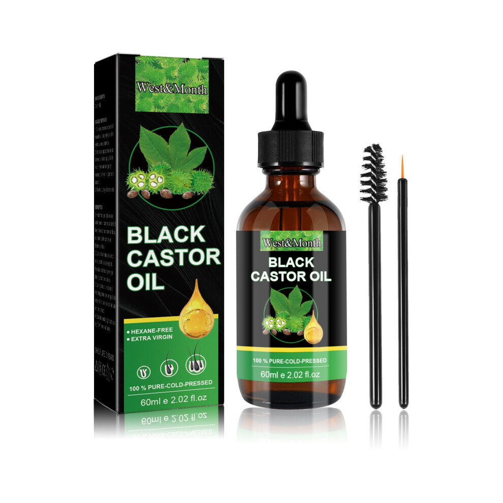 (60ml) Castor oil hair lotion Moisturizing root hair care solution