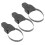 3 Pcs Portable Black Body Measuring Tape, 9x2x6cm 1
