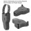 3 Pcs Portable Black Body Measuring Tape, 9x2x6cm 8