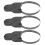 3 Pcs Portable Black Body Measuring Tape, 9x2x6cm 16