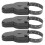 3 Pcs Portable Black Body Measuring Tape, 9x2x6cm 2