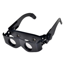 Fishing Binoculars Eyeglasses Binoculars Outdoor Telescope for Fishing Bird Watching Sports Concerts Theater Opera TV Opera Glasses (2pcs, black)