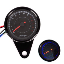 Motorcycle Speedometer Tachometer Odometer Rev Counter 0-13000 RPM Waterproof Digital Gauge for All Bikes
