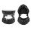 Prothese-Bohrerhalter Zahn-Modell Schwarz 28-Bits 16
