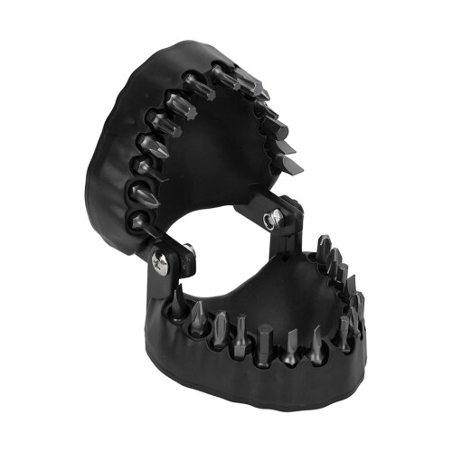 Prothese-Bohrerhalter Zahn-Modell Schwarz 28-Bits