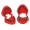 Zahnmodell-Prothese-Bohrerhalter, rot, 28 Bohrer 7