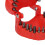 Zahnmodell-Prothese-Bohrerhalter, rot, 28 Bohrer 5