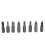 Zahnmodell-Prothese-Bohrerhalter, rot, 28 Bohrer 3