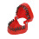Zahnmodell-Prothese-Bohrerhalter, rot, 28 Bohrer 15