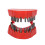 Zahnmodell-Prothese-Bohrerhalter, rot, 28 Bohrer 2