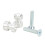 6082T6 Paddock-Stand-Bobbins Aluminium - Silber 3