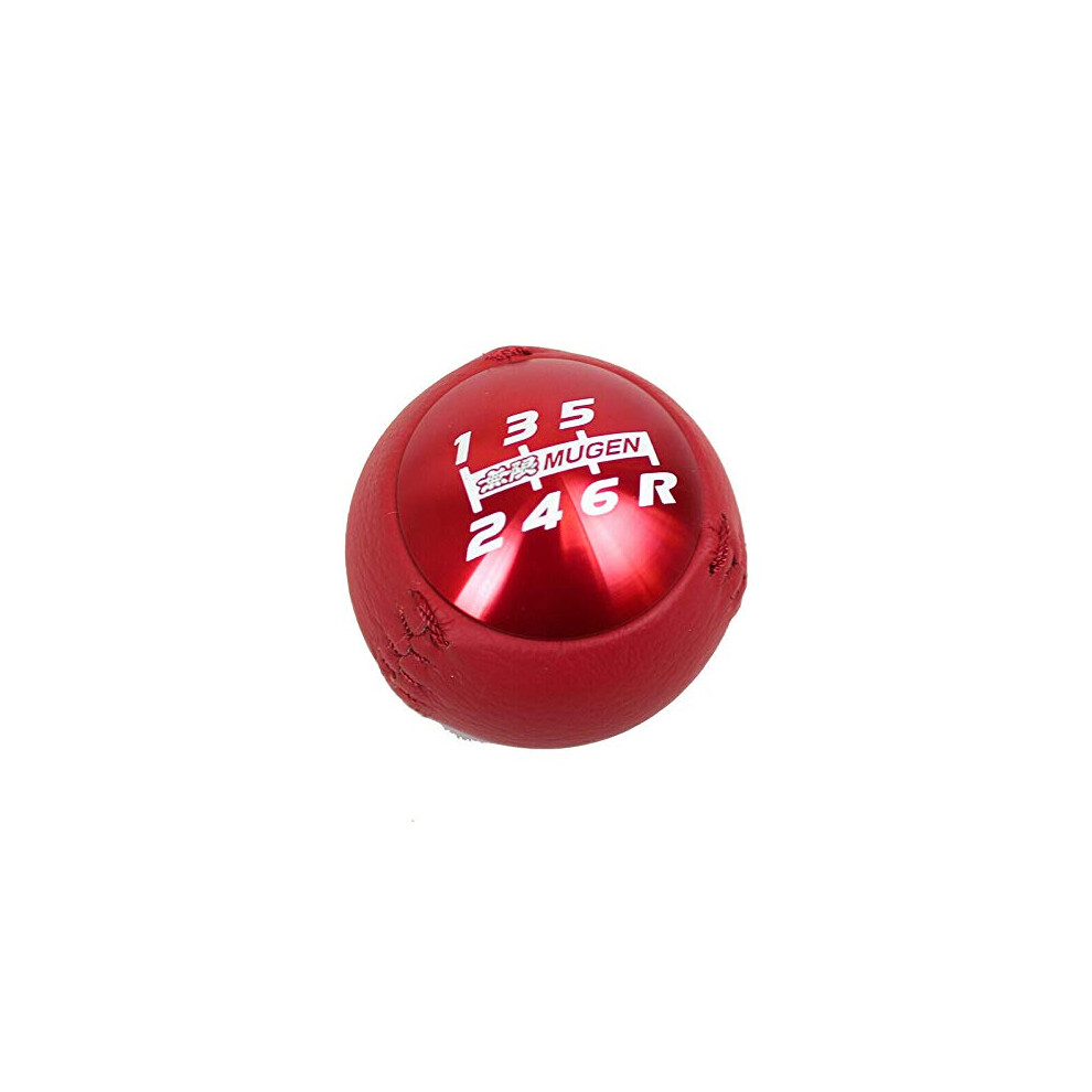 Jdm Leather Shift Knob 6 Speed Compatible With Honda Cr-Z Type R Civic Fa5 Fg2 Si Red 6947110173313
