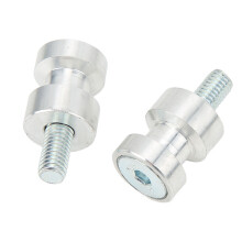 6082T6 Paddock-Stand-Bobbins Aluminium - Silber