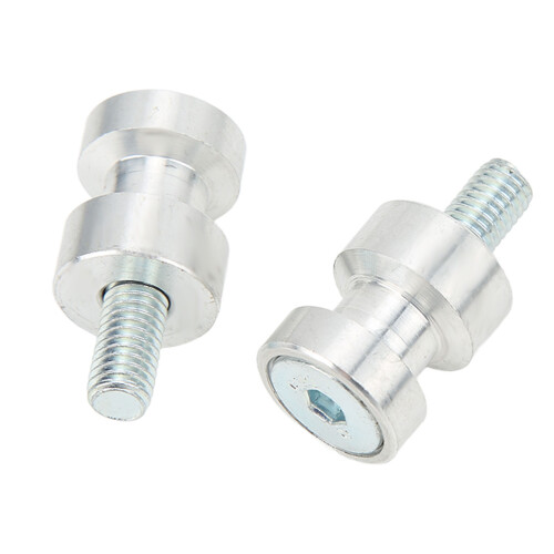 6082T6 Paddock-Stand-Bobbins Aluminium - Silber