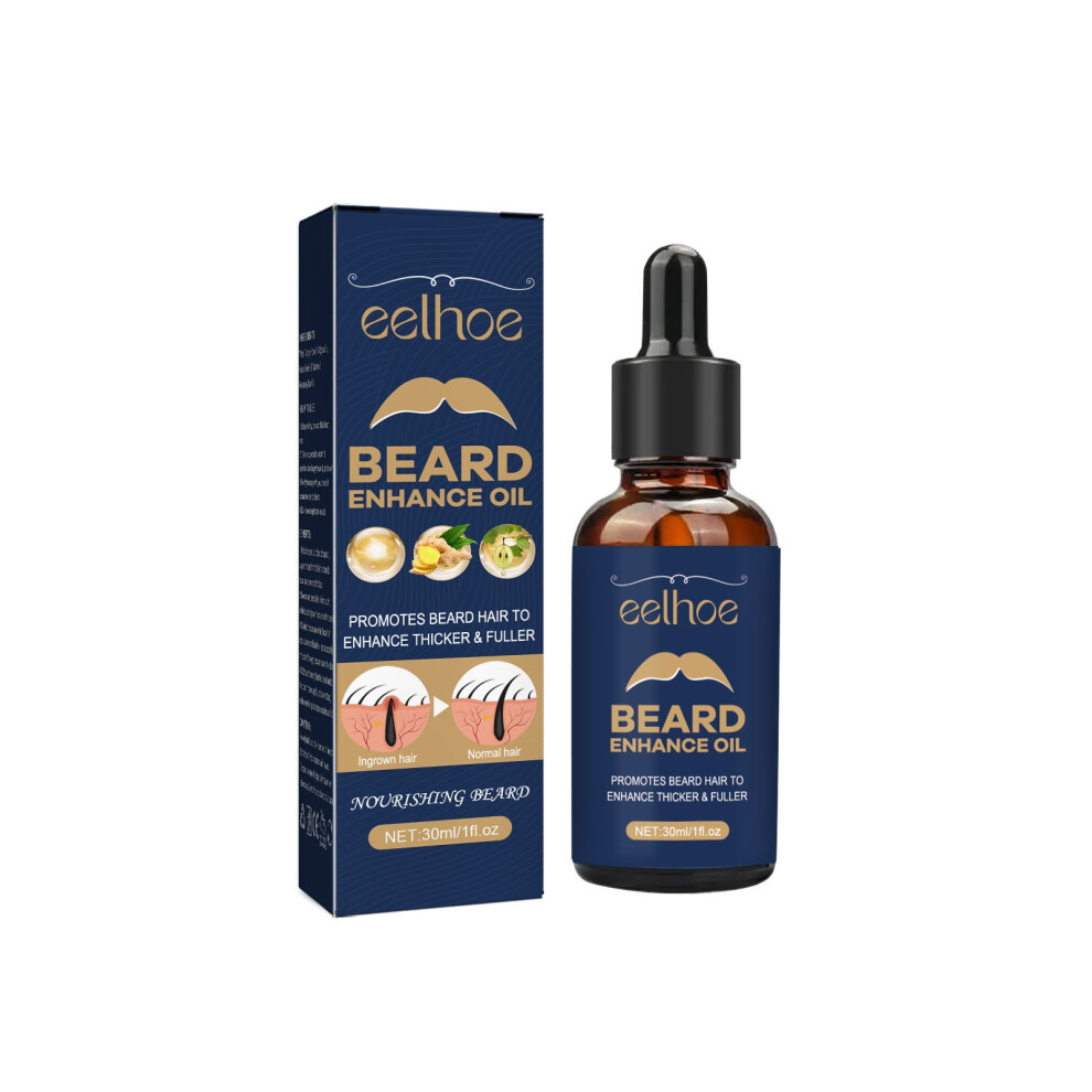 (30ml) Beard Care Oil Strong Firal Root Moisturizing Soft and Glossy Men's Beard Care Essence Oil