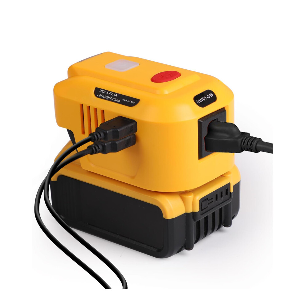 150W 20V 60V Battery Inverter Dc To Ac 110V With Ac Outlet Dual Usb Ports 200Ml Led Light 6482260663913