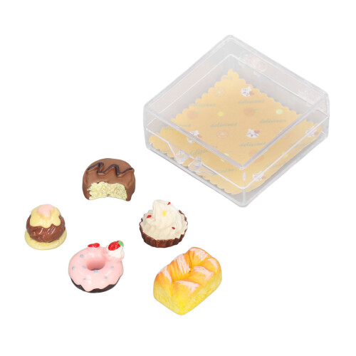 1:12 Conjunto de postres en miniatura para casa de muñecas Tipo A