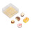 1:12 Conjunto de postres en miniatura para casa de muñecas Tipo A 2
