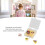 1:12 Set de postres en miniatura para casa de muñecas Tipo B 10