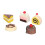 1:12 Set de postres en miniatura para casa de muñecas Tipo B 5