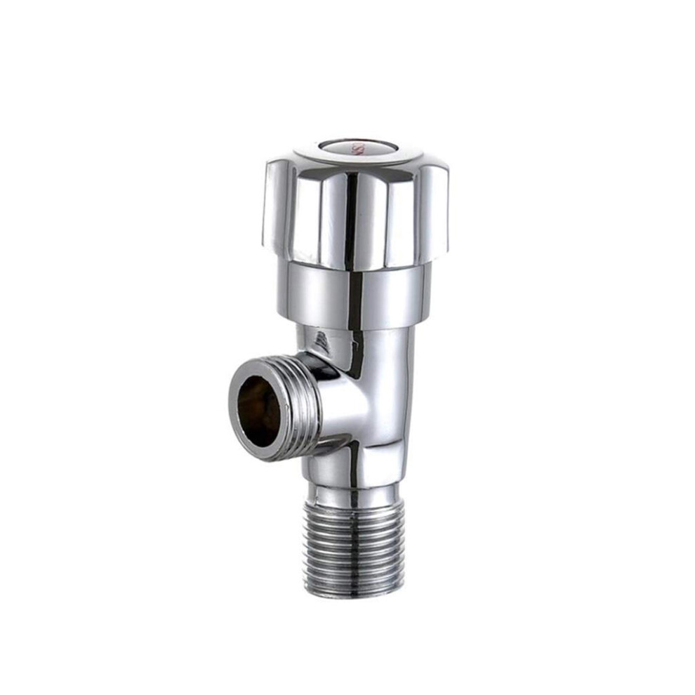 Stop Valve Copper Angle Valve 1/2 Inch Triangle Valve For Hot And Cold Water Bathroom Accessories Electroplated Finish 6493810689345